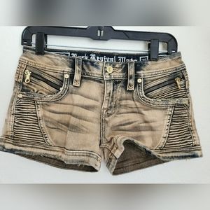 Rock Revival Moto Janne Jean Shorts